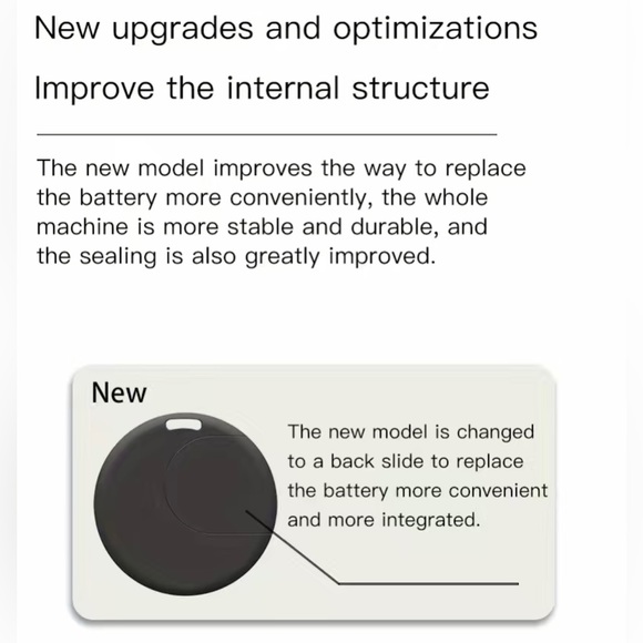NBIB - Bluetooth Smart Tracking Finder Locator - Set of 2 - Red - Picture 8 of 11
